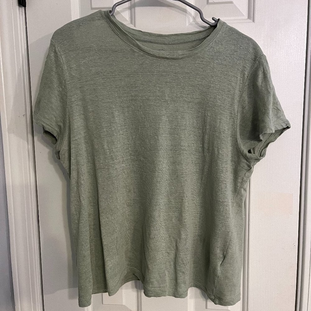 J. Crew Linen Tee